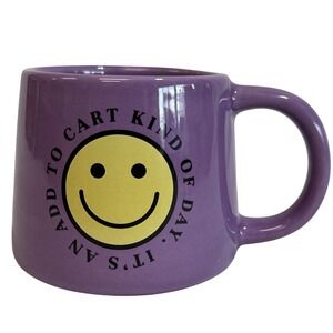 Purple Smiley Face Mug Add To Cart Kind Of Day Coffee Tea Cup Gift